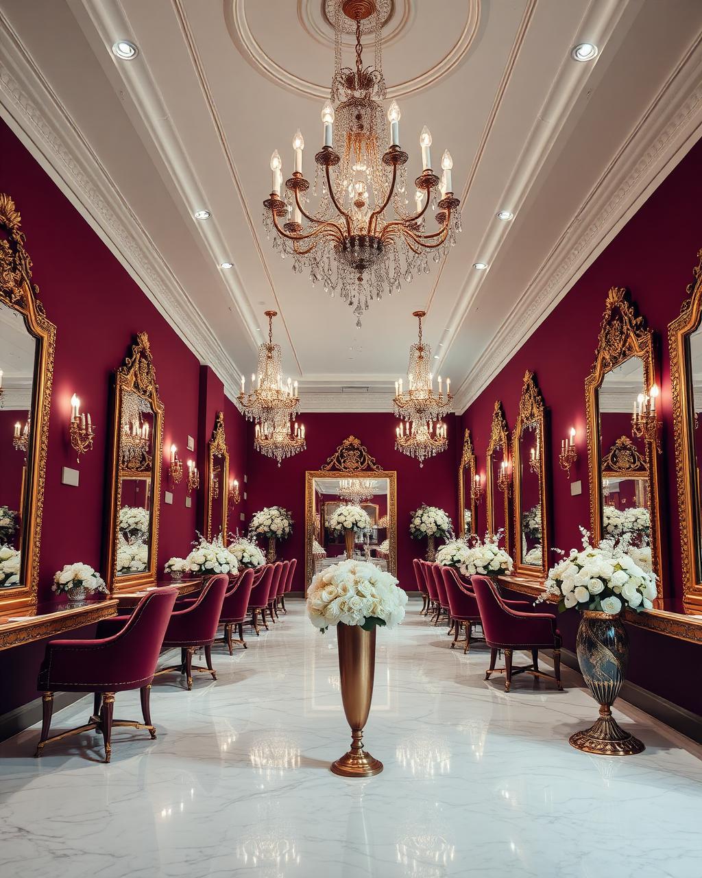 The Aura by HS salon interior